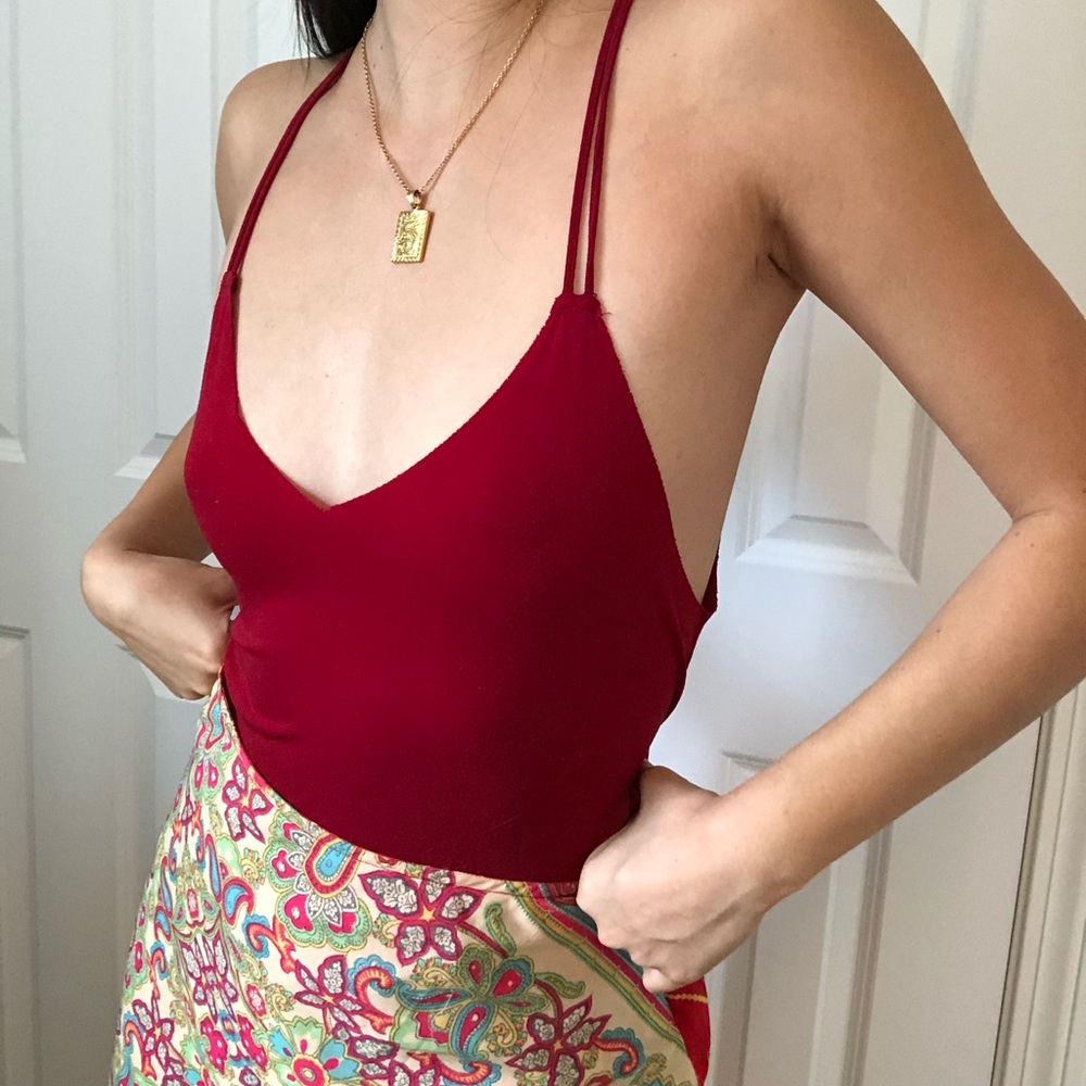 BRANDY MELVILLE RED TANK TOP